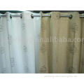 Ethnic Scale - Embroidered Polyester Suede Eyelet curtain